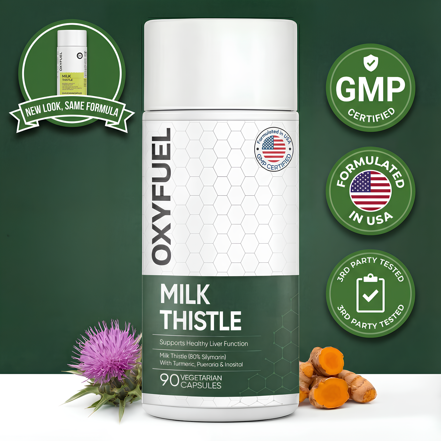 Sub-OXYFUEL Milk Thistle Liver Detox & Colon Cleanse