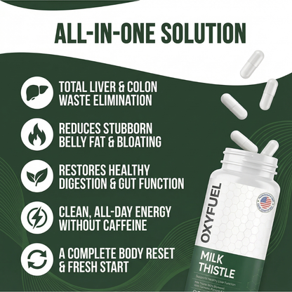 OXYFUEL Milk Thistle Liver Detox & Colon Cleanse
