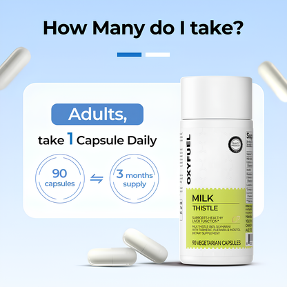 OxyFuel™ Milk Thistle Liver Detox & Colon Cleanse