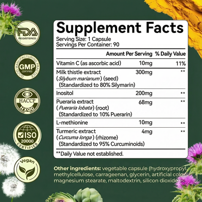 OxyFuel™ Milk Thistle Liver Detox & Colon Cleanse