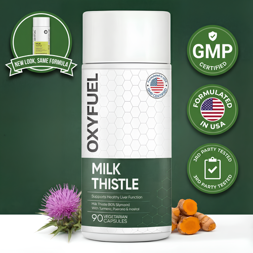 Sub-OXYFUEL Milk Thistle Liver Detox & Colon Cleanse